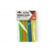 Bag Clips Air Tight 10cm x 1cm - Assorted Colours (Pack of 5)