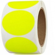 Sticky Dots 24mm - Fluorescent Yellow (Pack of 350)