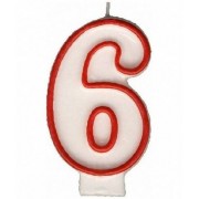 Candle - Number 6 (Each)