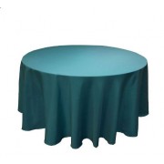 Round Plastic Tablecloth 213cm - Dark Green (Each)
