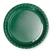 Green 172mm Side Plates (Pack of 25)