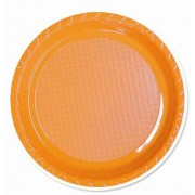 Orange 223mm Dinner Plates (Pack of 25)