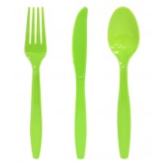 Lime Green Cutlery (Set of 25)