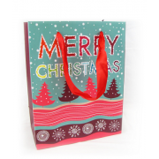 Christmas Paper Gift Bags Assorted (Pack of 12)