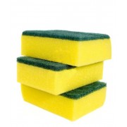 Scourer Sponge Yellow & Green