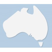 Cardboard Australia Maps (Pack of 10)