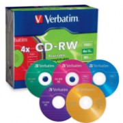 CD Re-Writable x4 (Pack of 5 )
