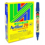 Artline 70 Perm - Blue (Pack of 12)