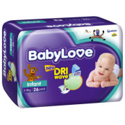 Babylove Infant 3-8Kg (Pack of 90)