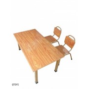 Steel Rectangle Table & Chairs