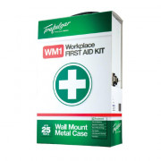 Workplace Wallmountable Metal Case First Aid Kit