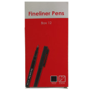 Fineliner Pen Black 0.4mm STAT (Box of 12)