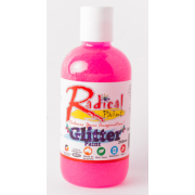 Glitter Paint - Hot Pink 250ml Radical