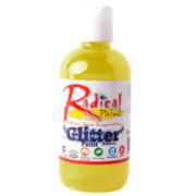 Glitter Paint - Lemon Yellow 250ml Radical
