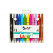 Marker Laser Bright Colour Texta (Pack of 12)