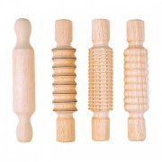 Wooden Rolling Pin Designer Set Of 4 RPS