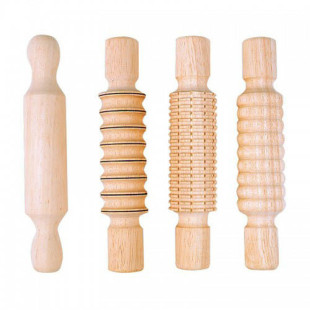 Wooden Rolling Pin Designer Set Of 4 RPS