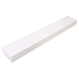 White 300gsm Sentence Strips Cards 10x60cm (Pack of 100)